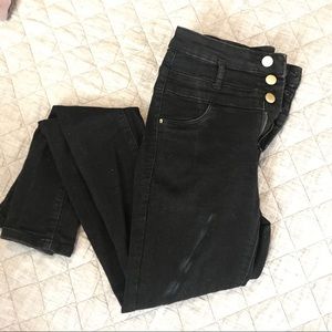 Charlotte Russe Black High Waisted Skinny Jean